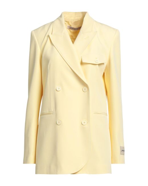 hinnominate Suit Jacket in Yellow Lyst