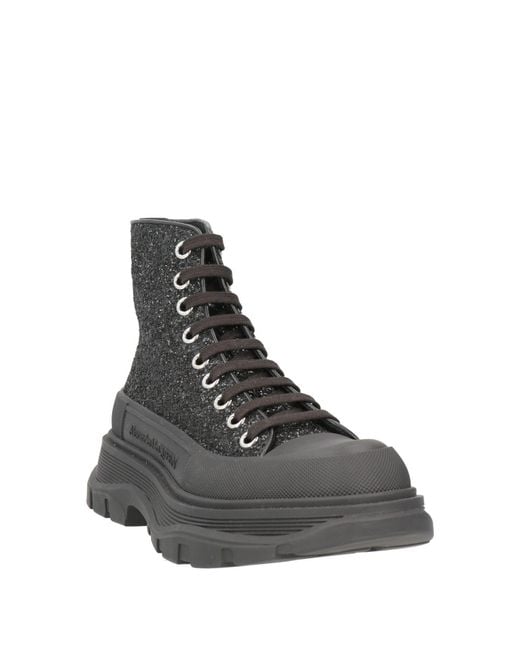 McQueen Black Ankle Boots