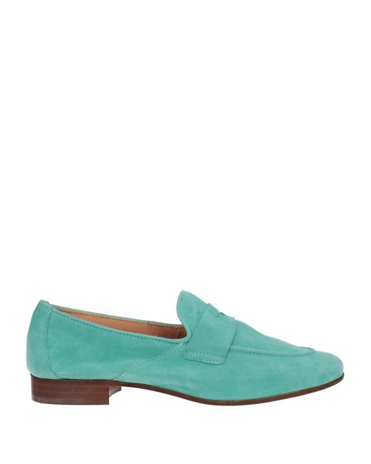 Pollini Green Loafers