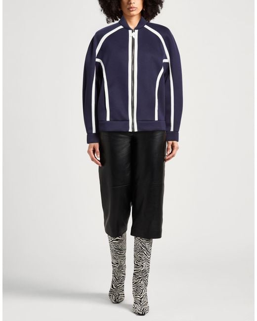 MSGM Blue Sweatshirt Modacrylic
