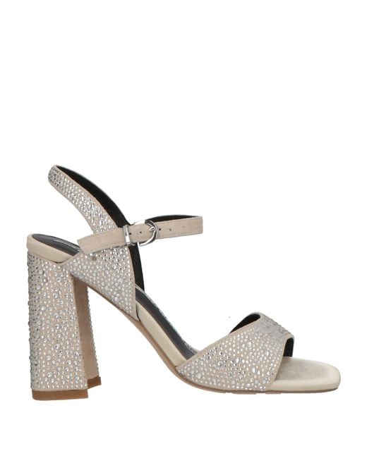 Luciano Barachini Metallic Sandals Leather
