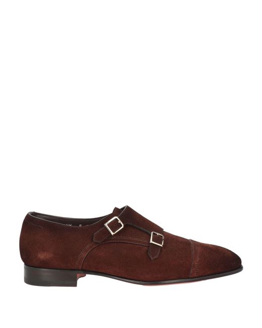 Santoni Brown Loafers for men