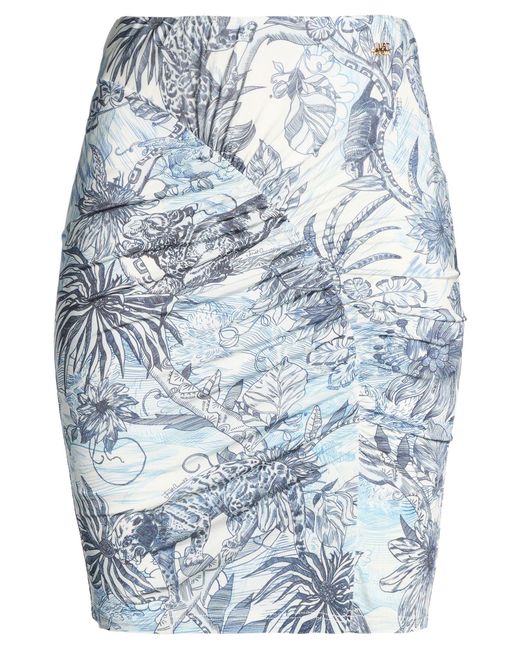 Just Cavalli Blue Mini Skirts