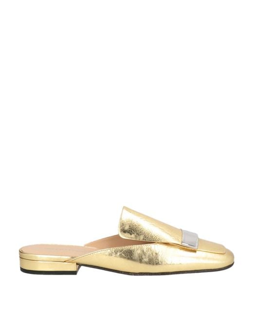 Sergio Rossi Metallic Mules & Clogs