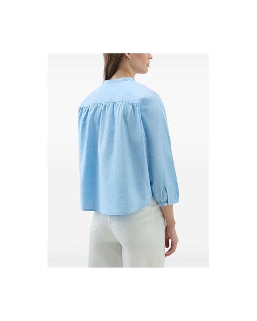 Woolrich Blue Hemd
