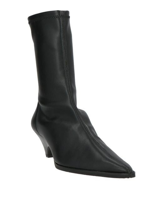 Ras Black Ankle Boots Synthetic Material