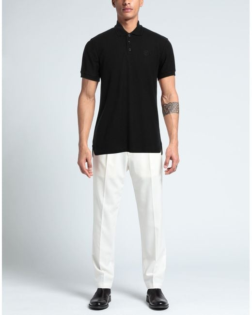 Polo Burberry de hombre de color Black