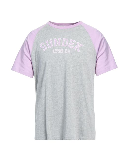 Sundek Purple T-shirt for men