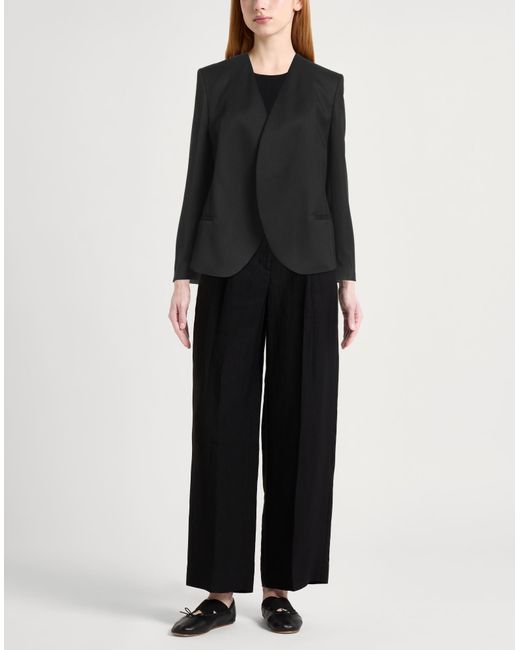 Calvin Klein Black Blazer Polyester, Viscose