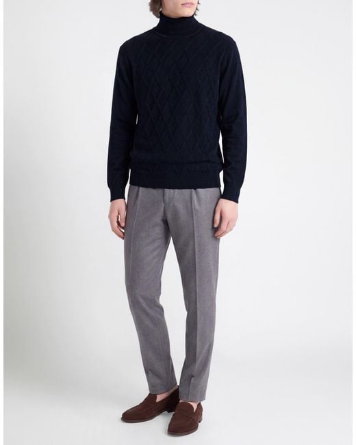 Diktat Blue Turtleneck for men