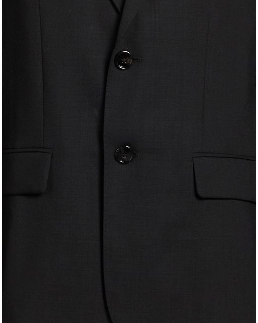 AMI Black Blazer Virgin Wool for men