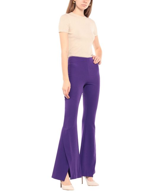 SIMONA CORSELLINI Purple Pants
