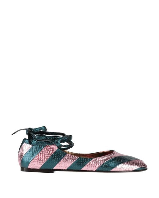 LaDoubleJ Blue Ballet Flats
