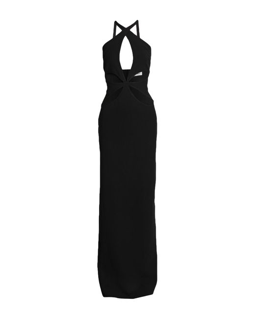 Monot Maxi Dress Polyester in Black | Lyst