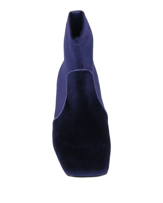 Jeannot Blue Ankle Boots
