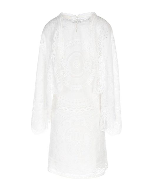 Chloé Synthetic Short Dress in White - Lyst
