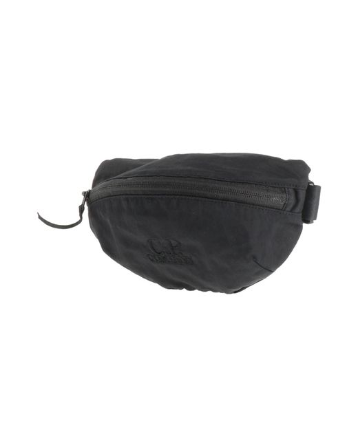 C P Company Black Belt Bags for men