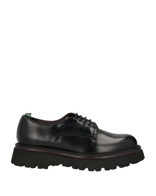 Green George Black Lace-up Shoes for men