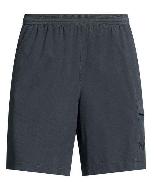 Under Armour Blue Midnight Shorts & Bermuda Shorts Polyester, Elastane for men