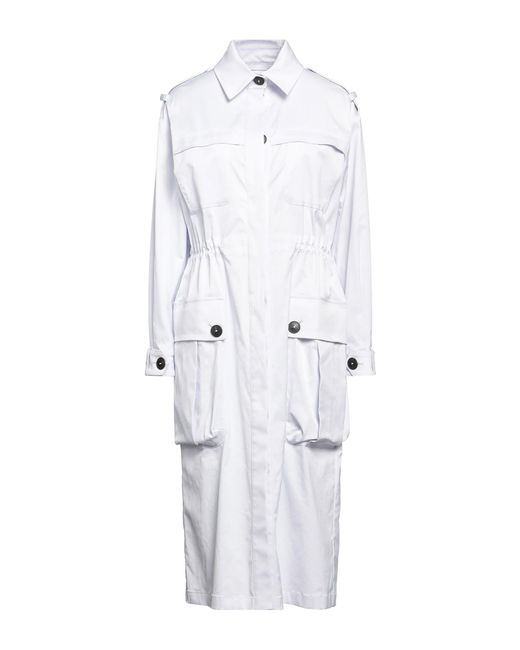 Patrizia Pepe White Overcoat & Trench Coat
