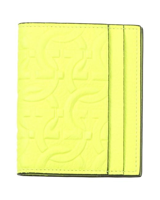Ferragamo Yellow Wallet Calfskin for men