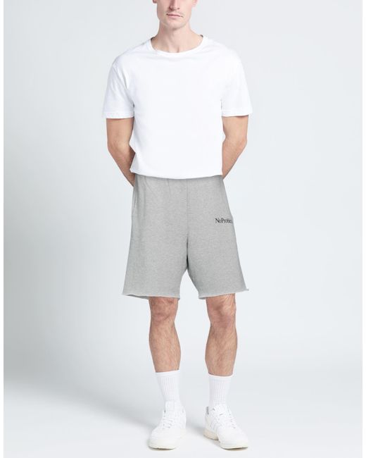 Aries Gray Shorts & Bermuda Shorts for men