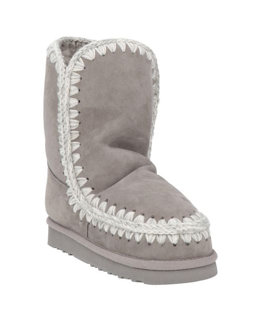 Mou Gray Stiefelette