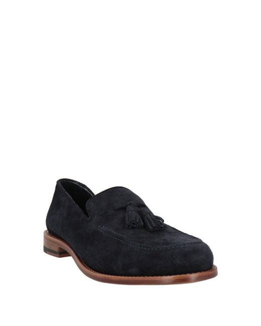 Eleventy Black Loafers Leather for men