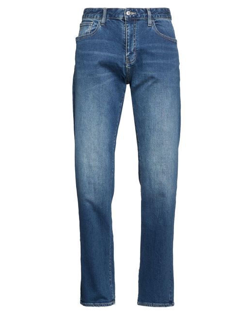 ARMANI EXCHANGE Blue Jeans Cotton, Elastane for men