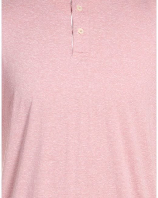 Hackett Pink Polo Shirts for men
