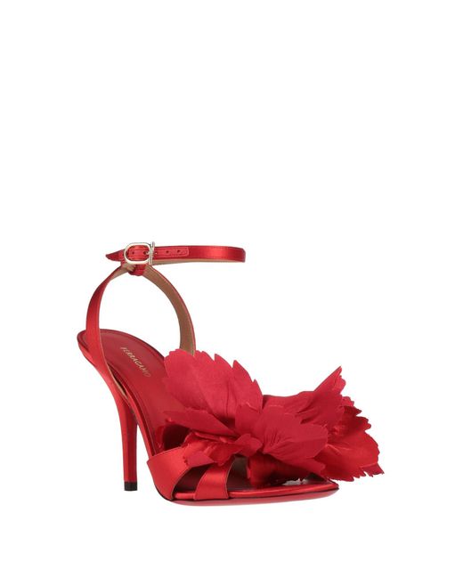 Ferragamo Red Sandals