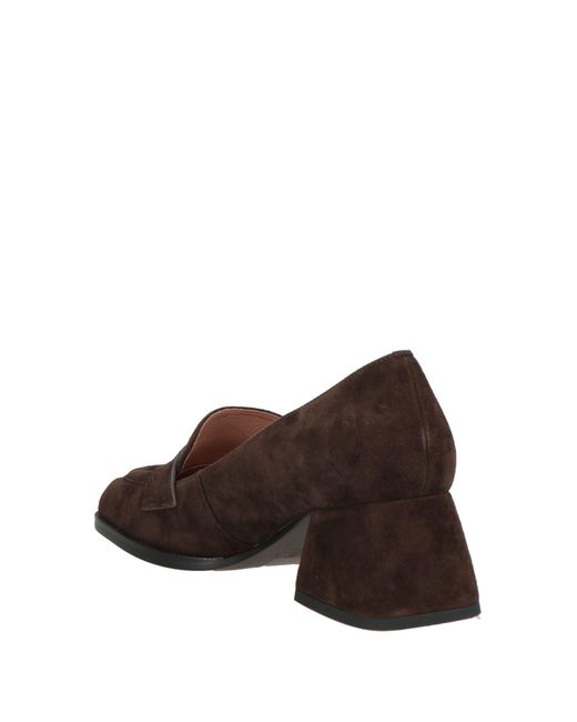 Bibi Lou Brown Loafers Leather