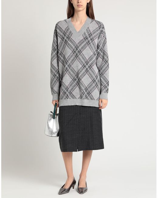 GIUSEPPE DI MORABITO Gray Pullover