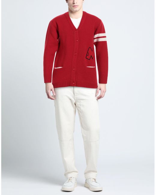 Moschino Red Cardigan for men