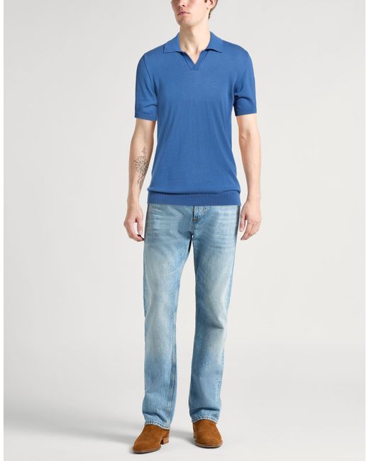 Pullover Roberto Collina pour homme en coloris Blue