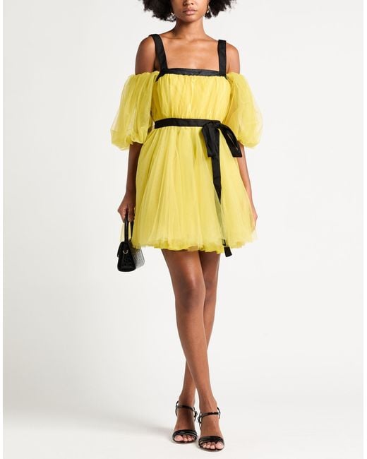 Pinko Yellow Mini Dress