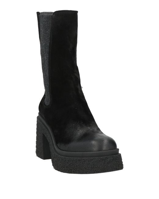 FRU.IT Black Ankle Boots Leather
