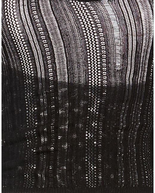 Roberta Einer Black Top Viscose, Polyethylene