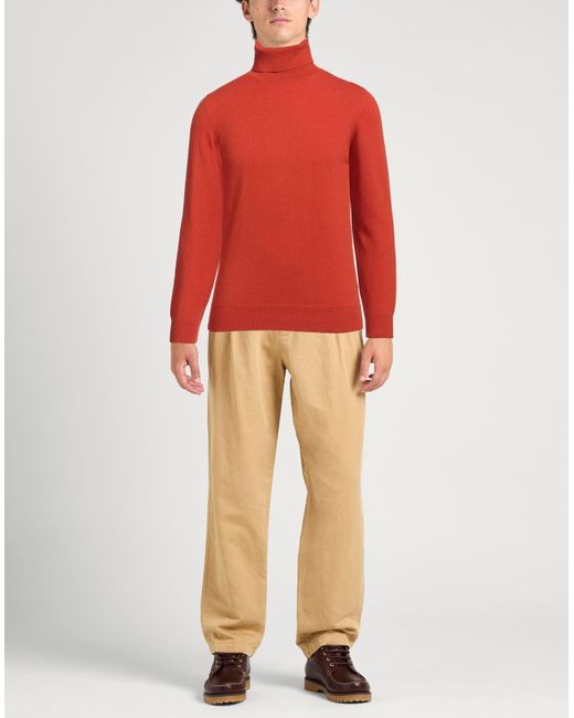Alpha Studio Red Turtleneck for men