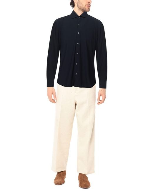 Ghirardelli Blue Midnight Shirt Polyamide, Elastane for men