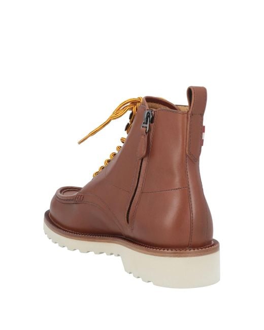 Bally Brown Ankle Boots Calfskin for men