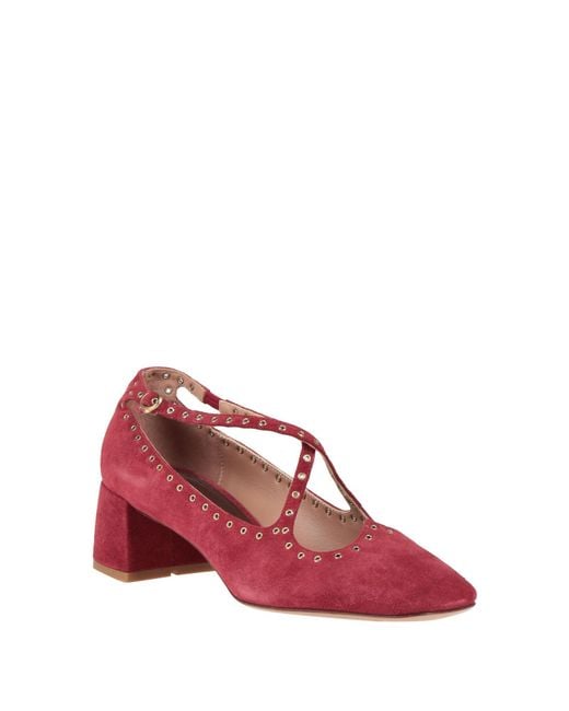 A.Bocca Red Pumps Leather