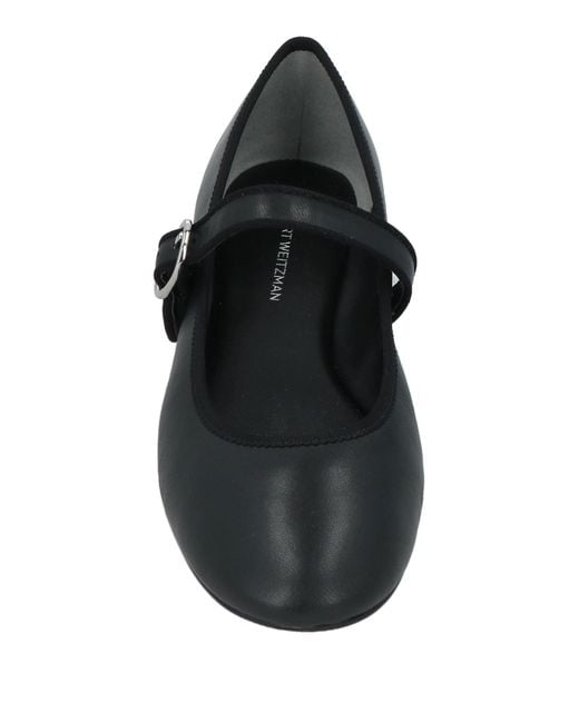 Stuart Weitzman Black Ballet Flats