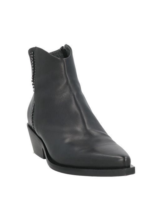 FRU.IT Black Ankle Boots Leather