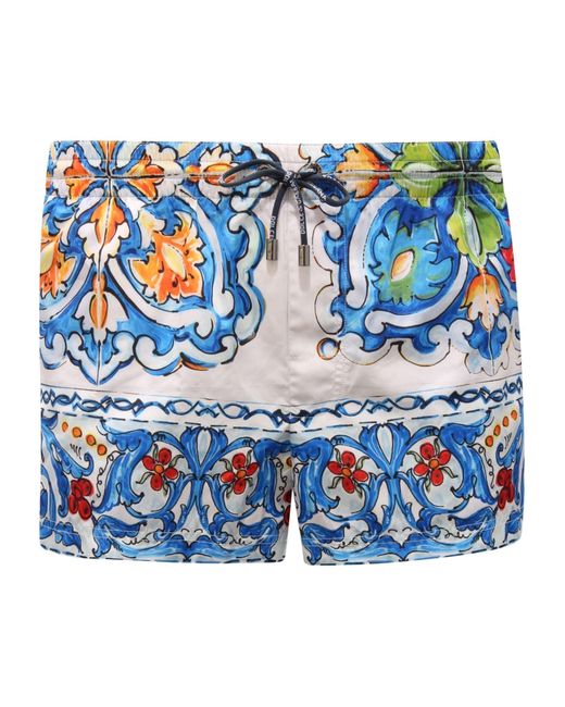 Short de bain Dolce & Gabbana pour homme en coloris Blue