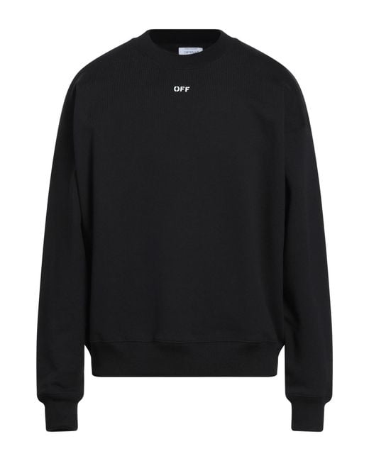 Off-White c/o Virgil Abloh Black Sweatshirt Cotton for men