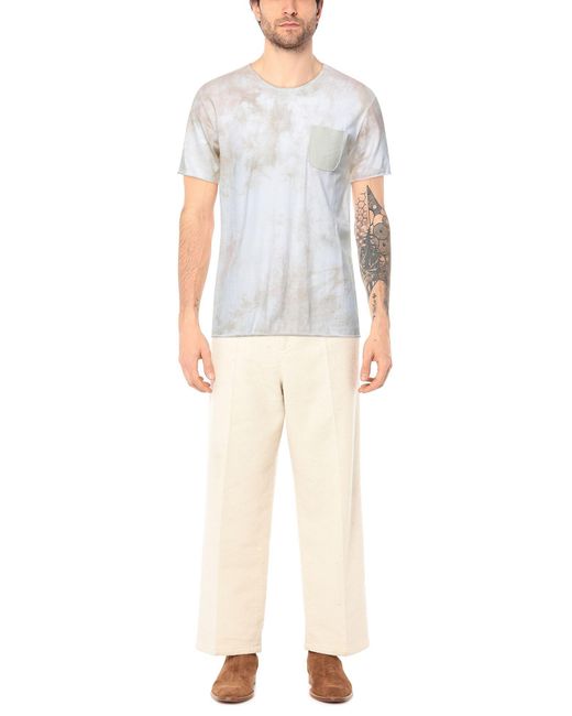 Giorgio Brato White T-Shirt Cotton, Soft Leather for men