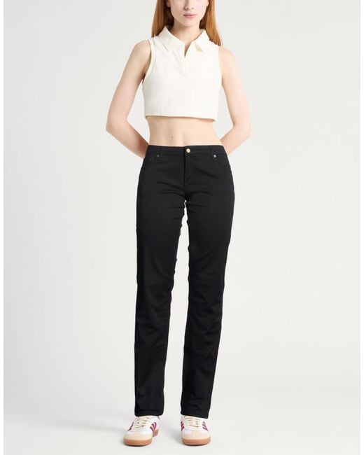Ice Iceberg Black Pants Cotton, Elastane