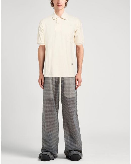 Maison Margiela Natural Ivory Polo Shirt Cotton for men