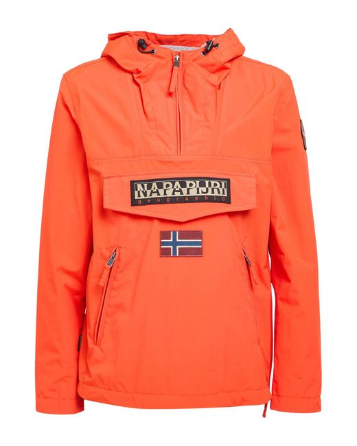 Napapijri Orange Jacket for men